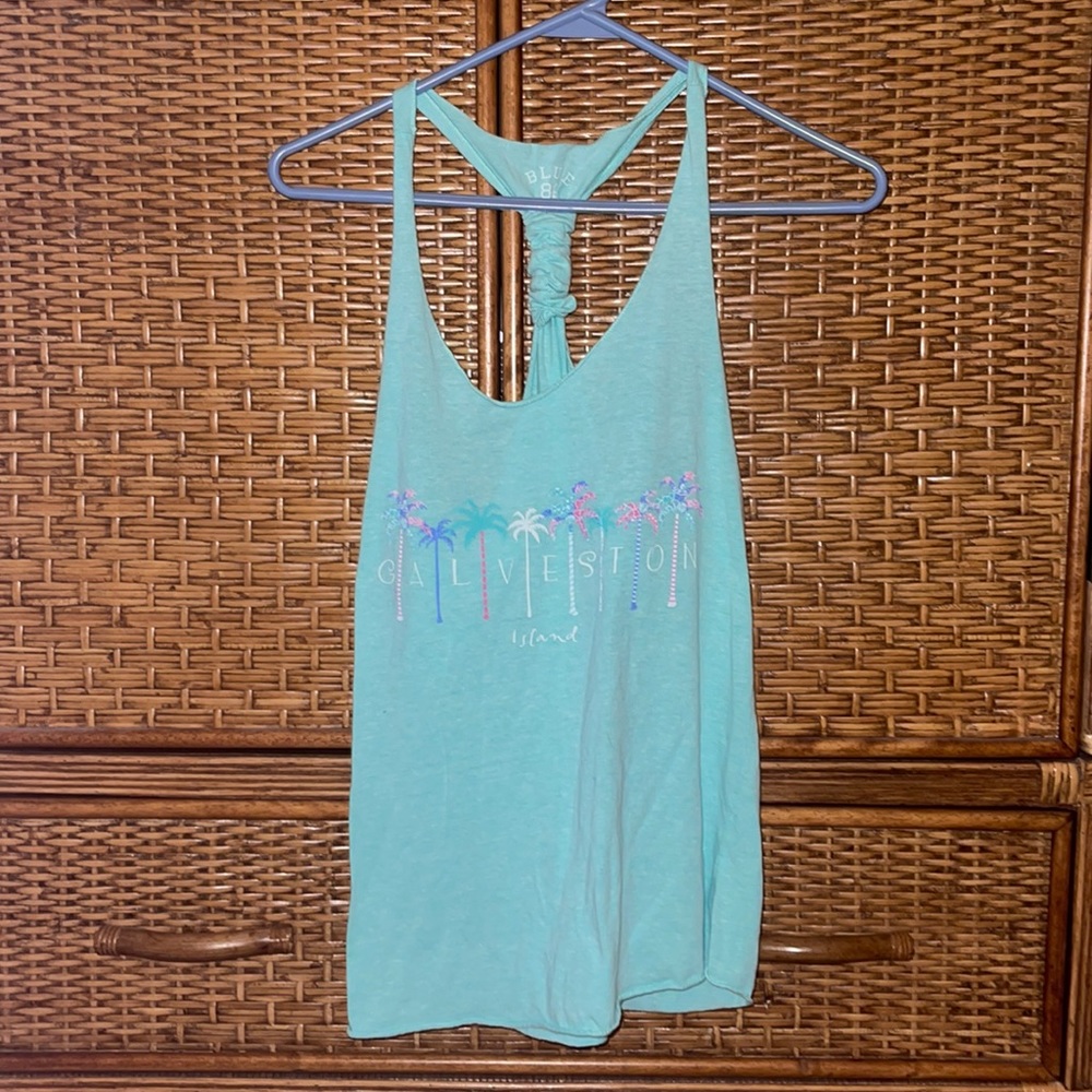 Green tank top